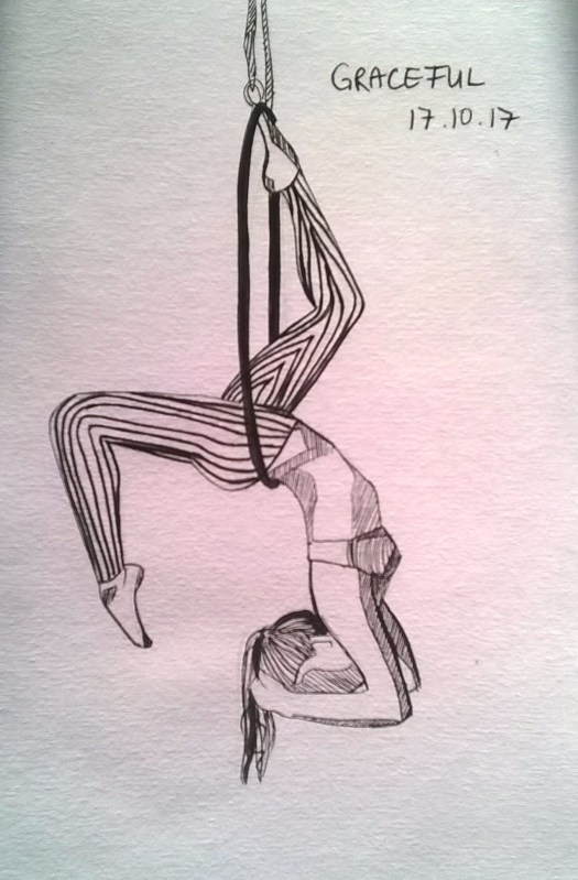 171017 Graceful inktober aerial hoop