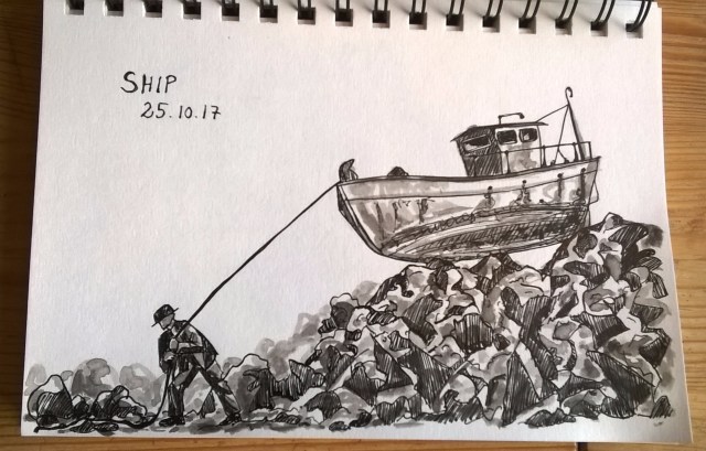 251017 Ship Inktober