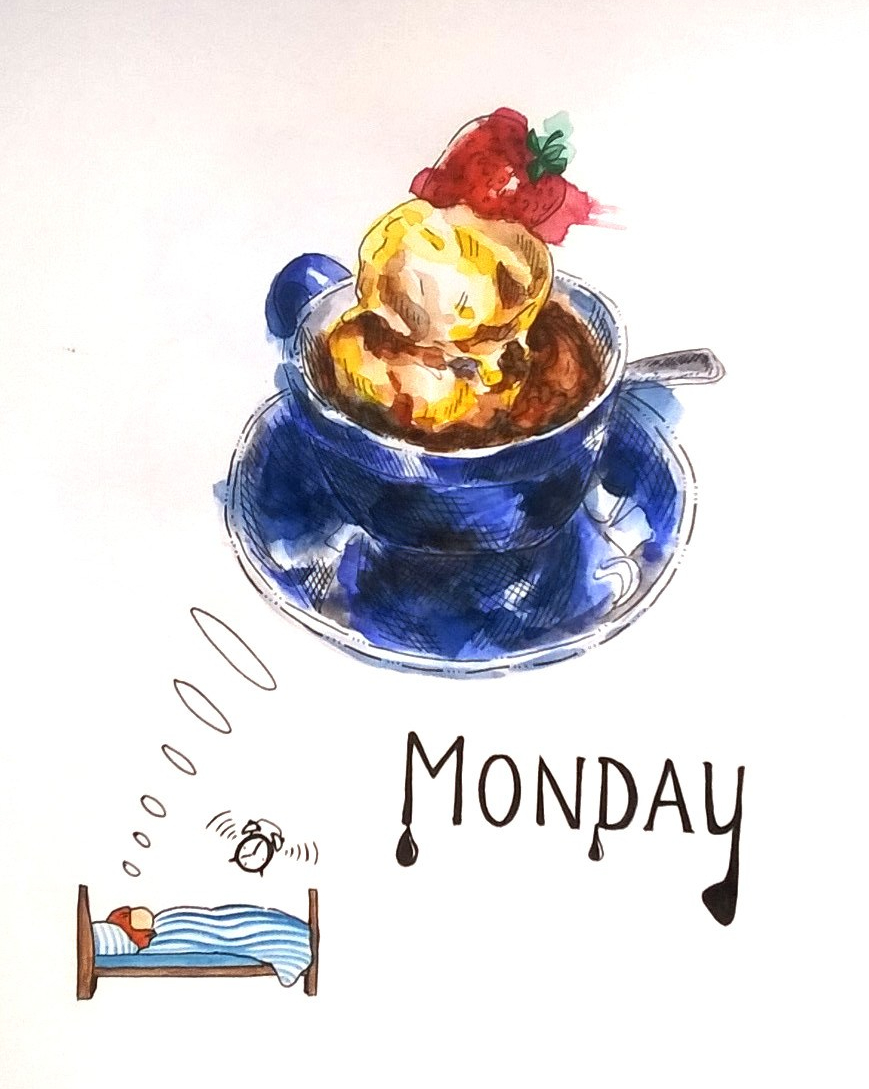 1803 Monday ice cream by Melanie Franz