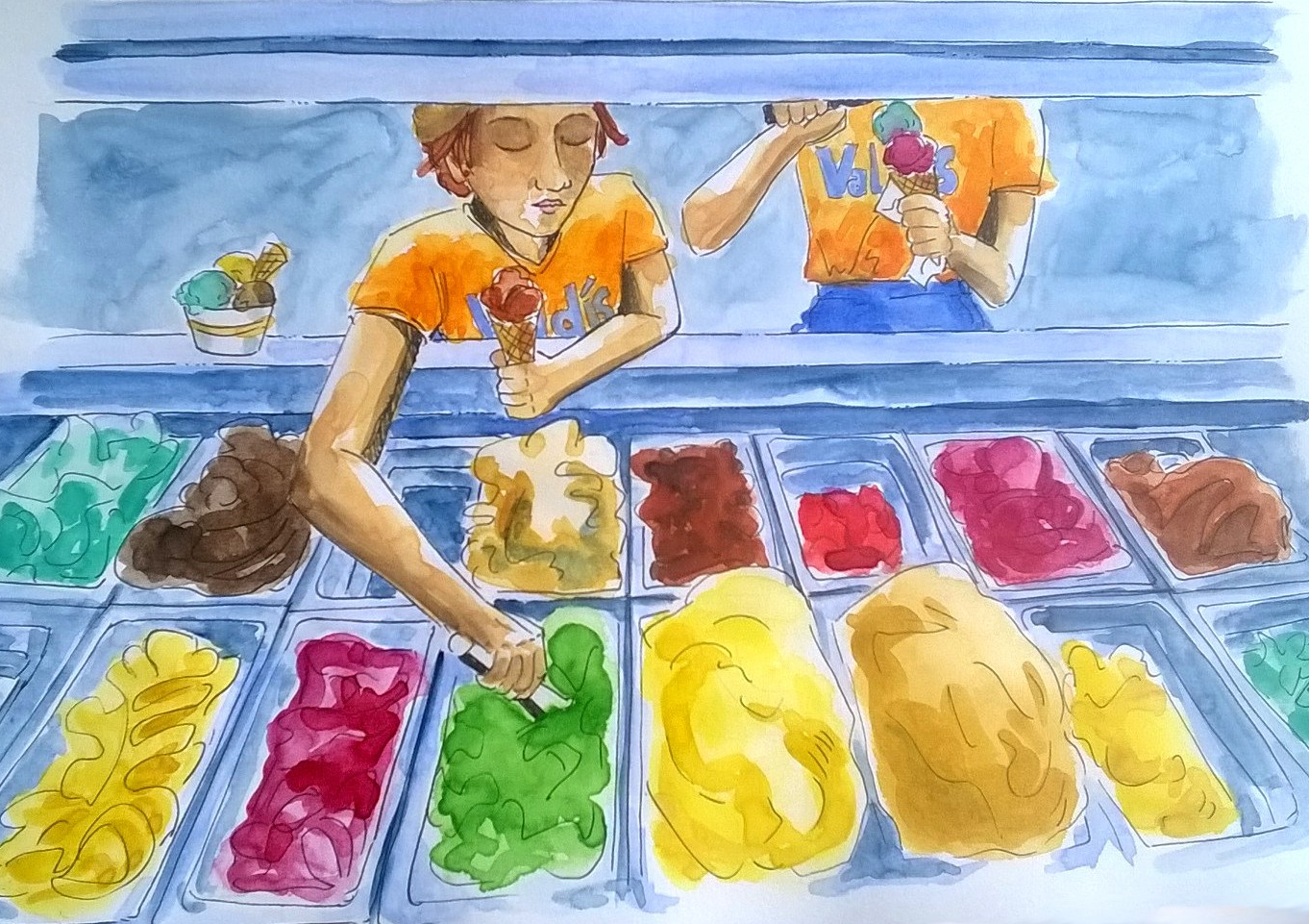 1803 Ice cream parlor by Melanie Franz