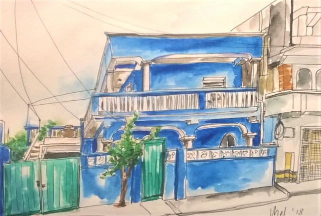 1803 Tulum Blue house