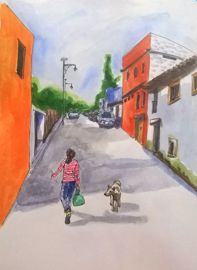 1804 Malinalcoo girl and dog_Melannie Franz