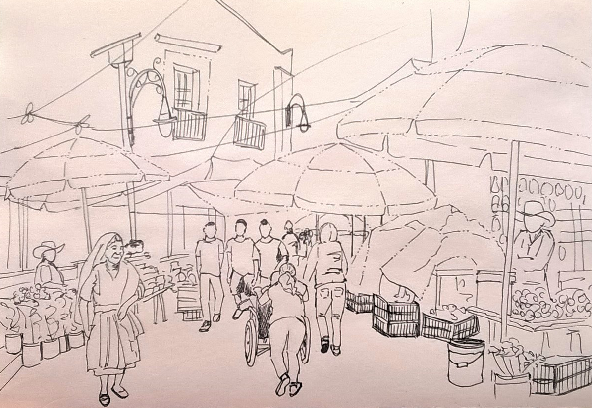 1806 Malinalco mercado rain draft