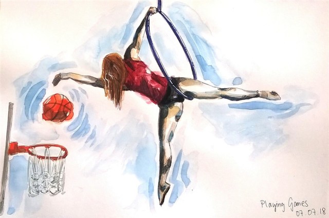 180707 Playing Games_worldwatercolormonth_Melanie Franz