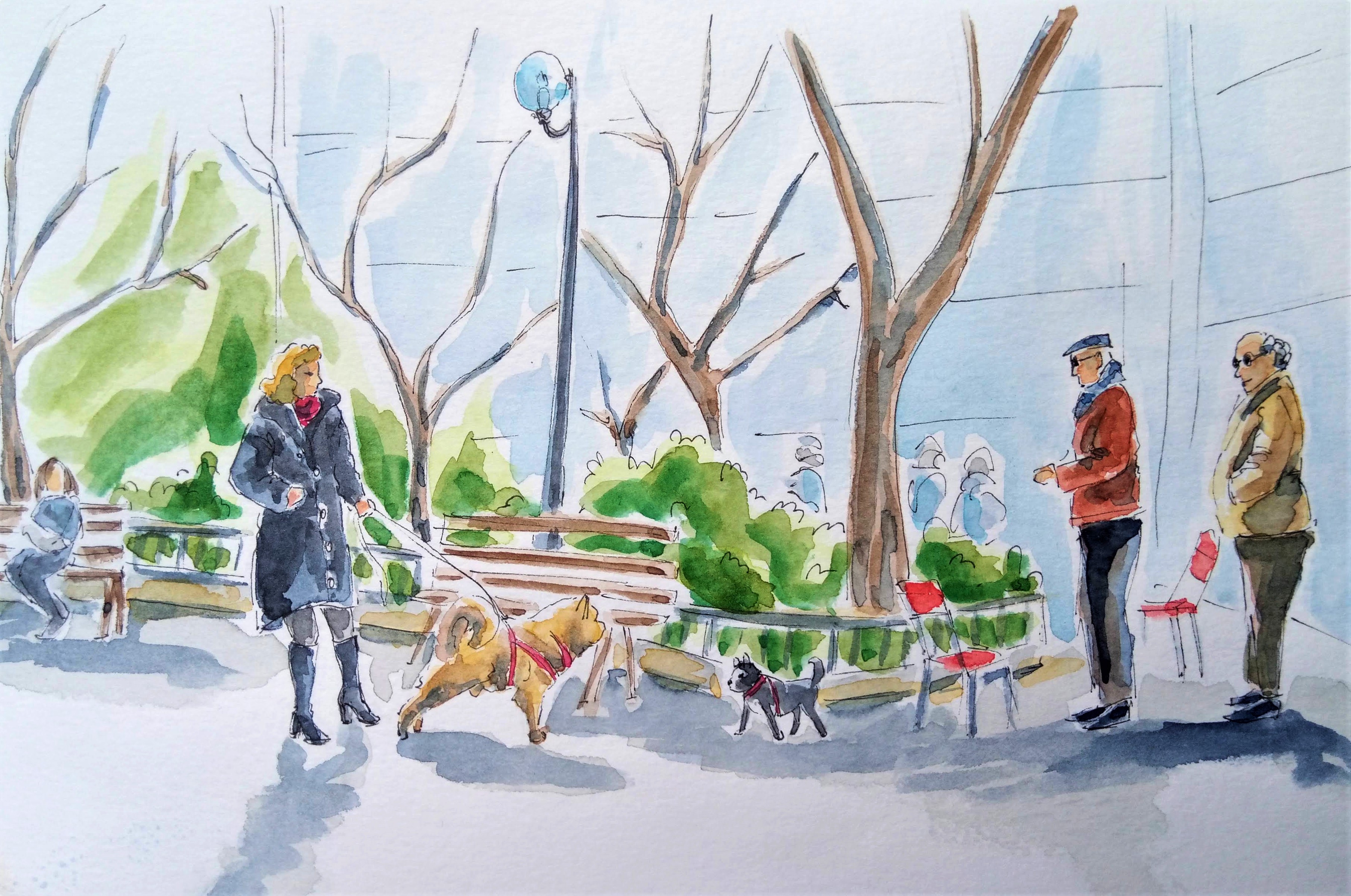 1905 Kypseli park dogs_Melanie Franz