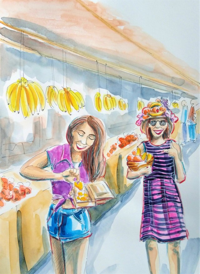 190727 Fruits_WorldWatercolorMonth_Melanie Franz