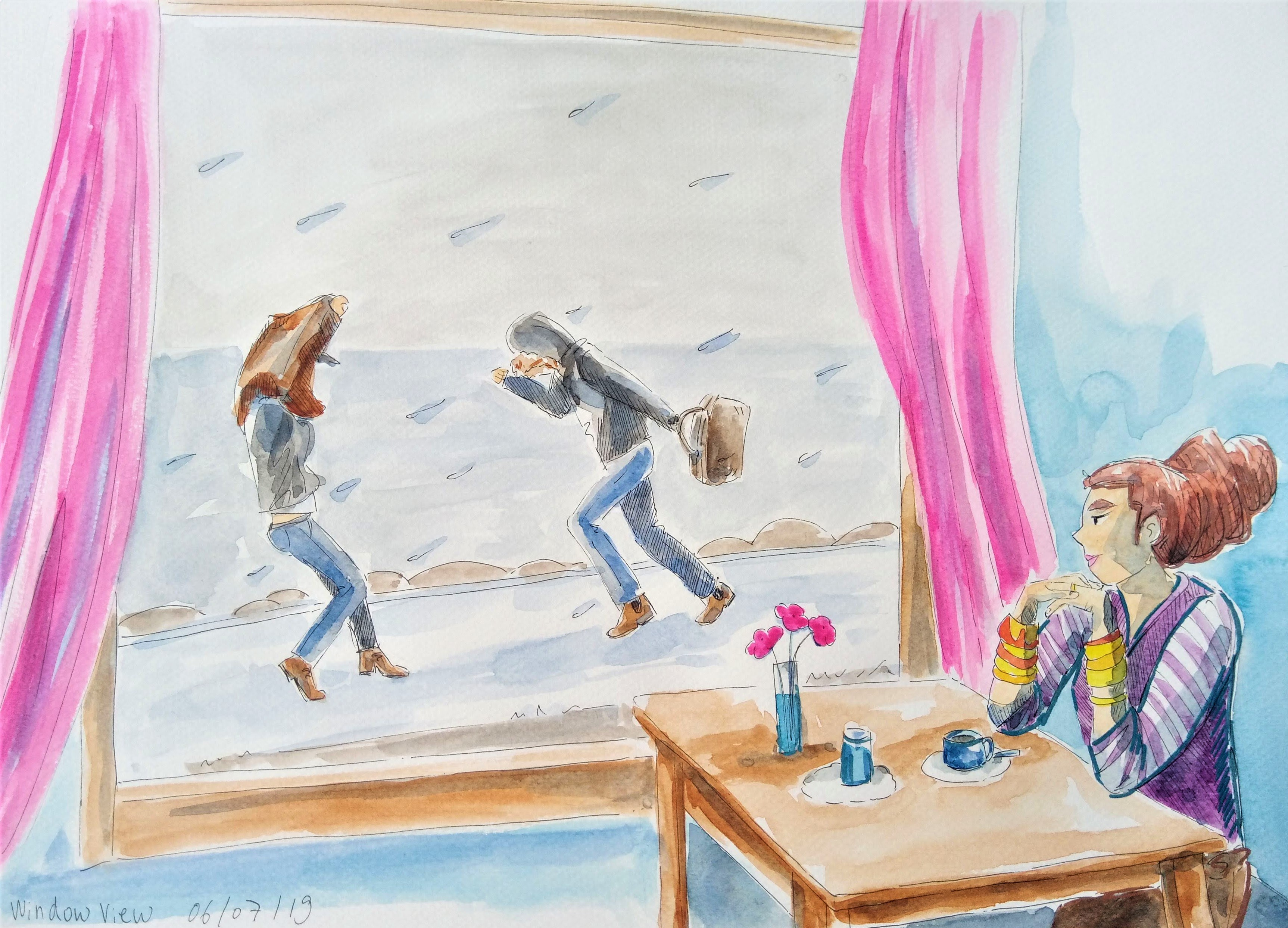 190706 Window view_WorldWatercolorMonth_Melanie Franz