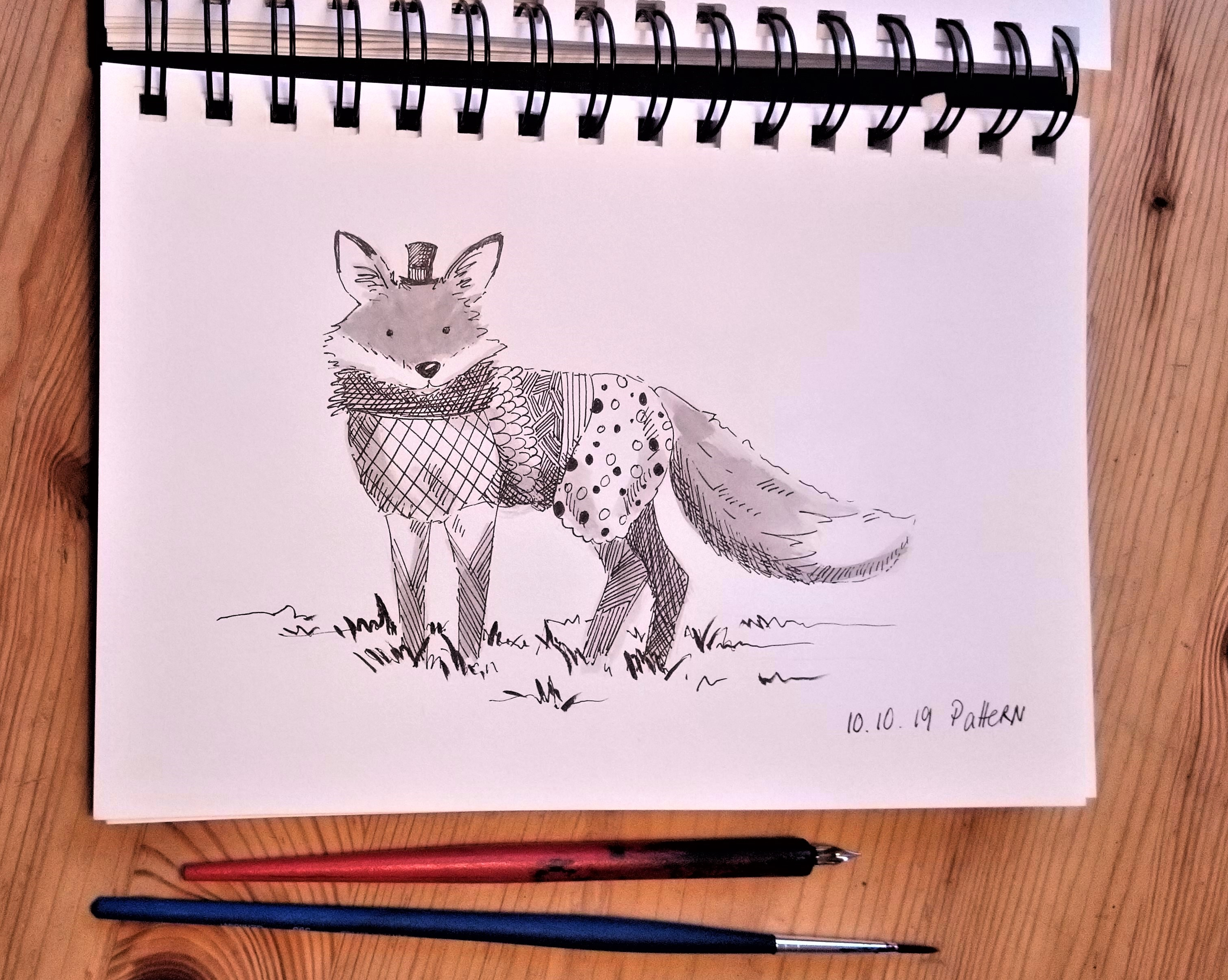 191010 Inktober_Pattern_Melanie Franz