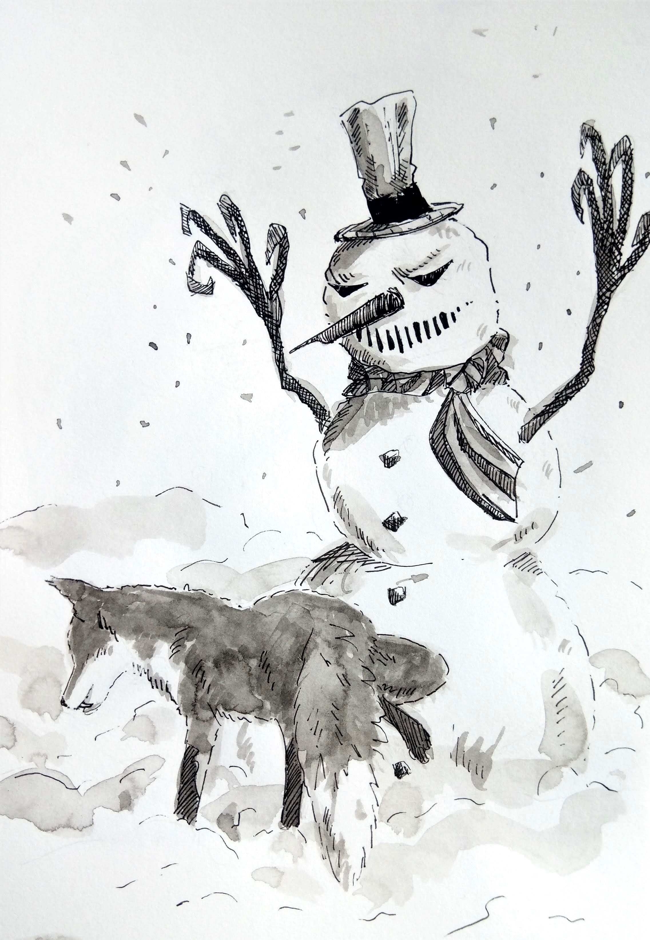 191011 Inktober_Snow_Melanie Franz