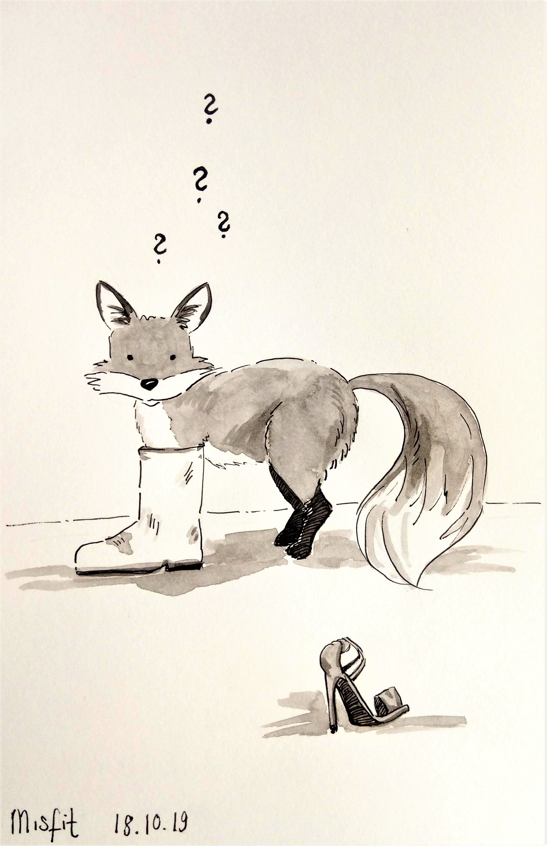 191018 Inktober_Misfit_Melanie Franz