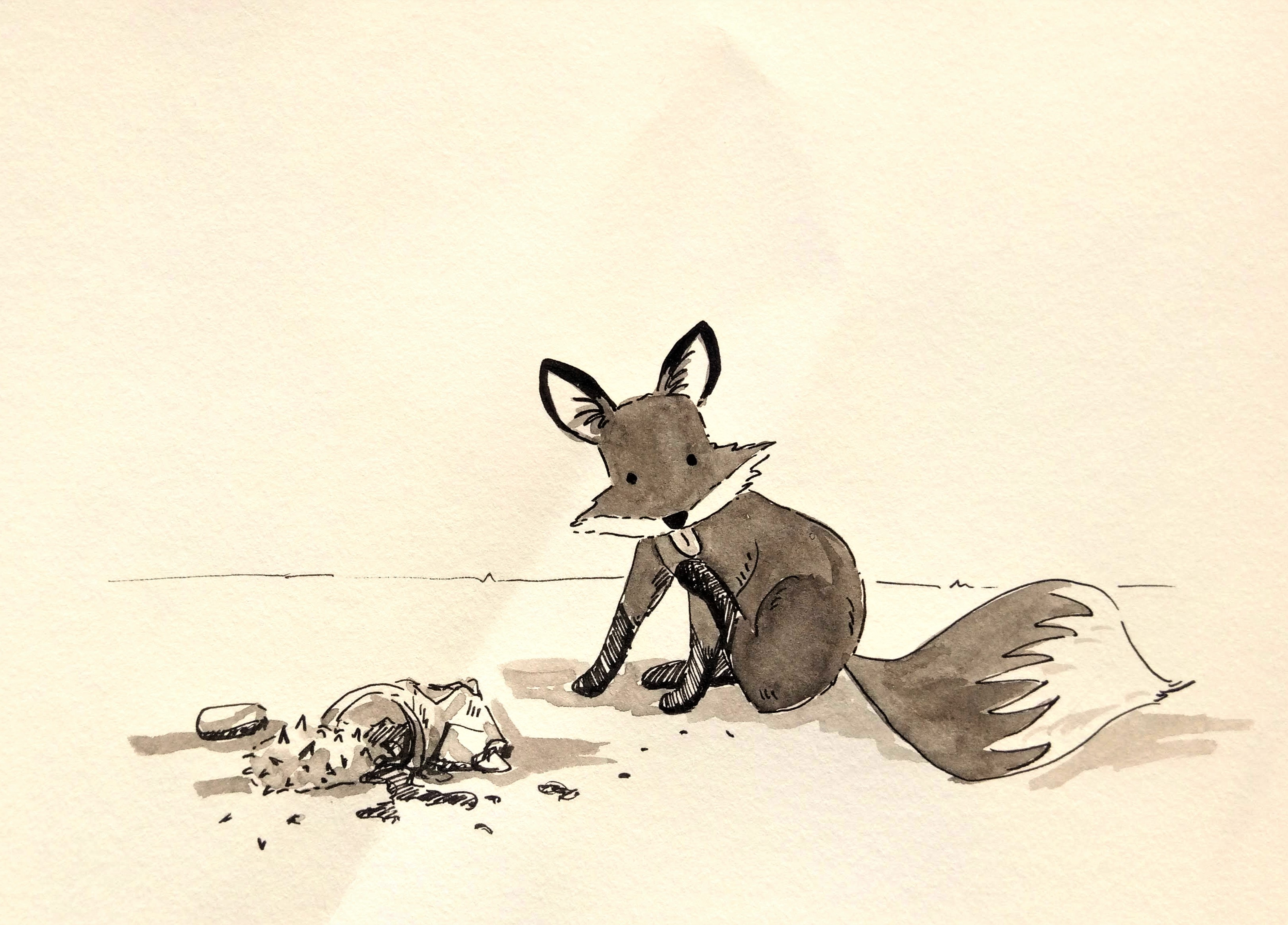 191029 Inktober_Injured_Melanie Franz