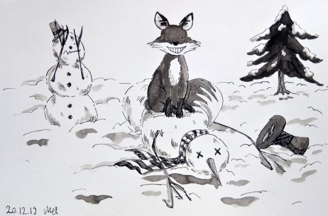 191220 Snowman Fox Battle_Melanie Franz