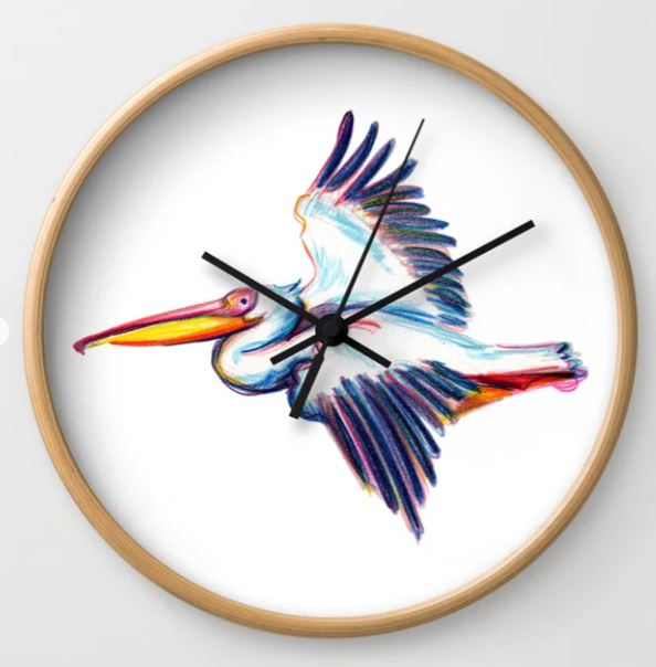 Society 6 pelican Melanie Franz