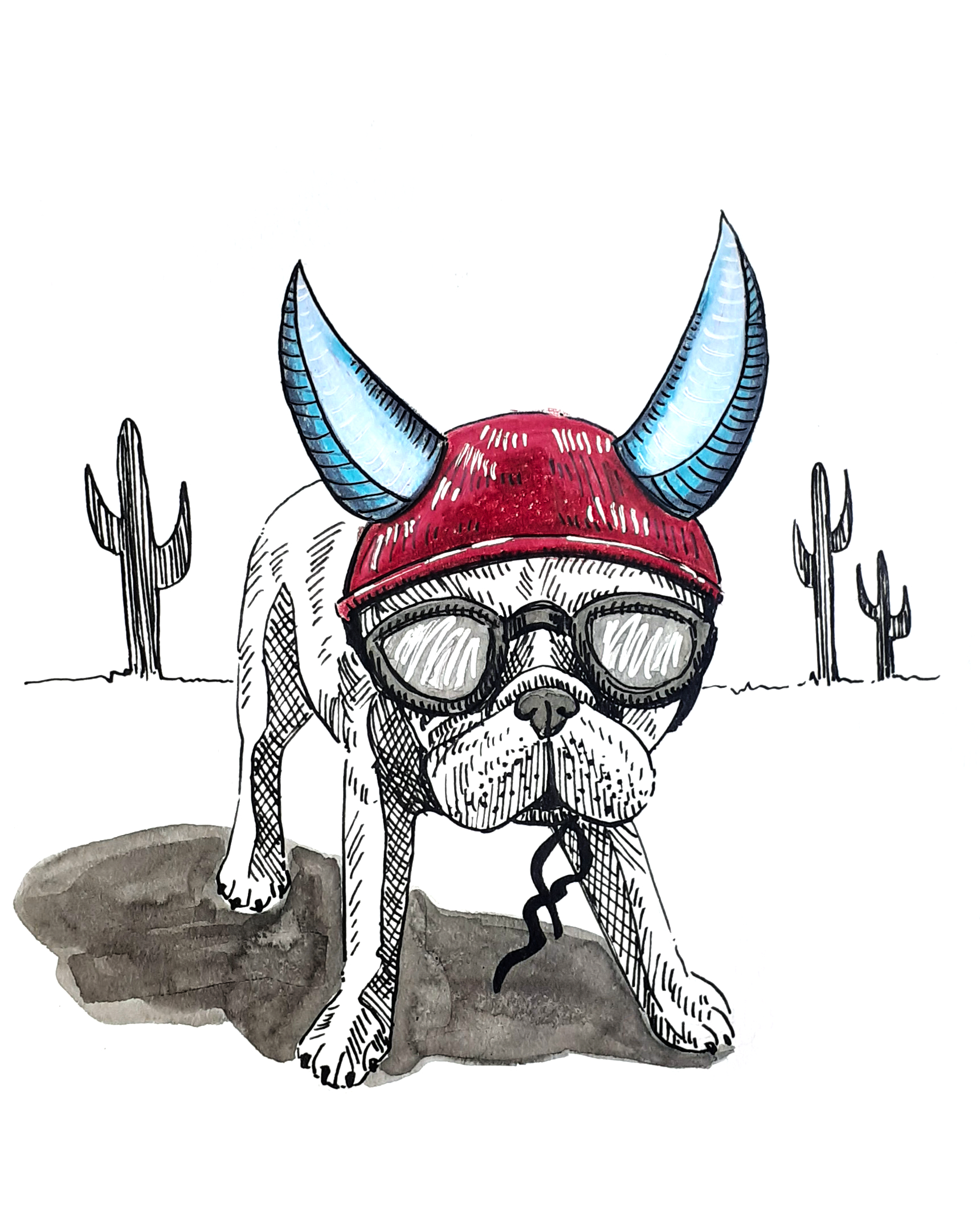 311015-inktober-helmet Melanie Franz