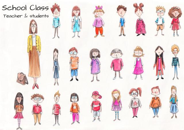 2111 Character design school class _Melanie Franz