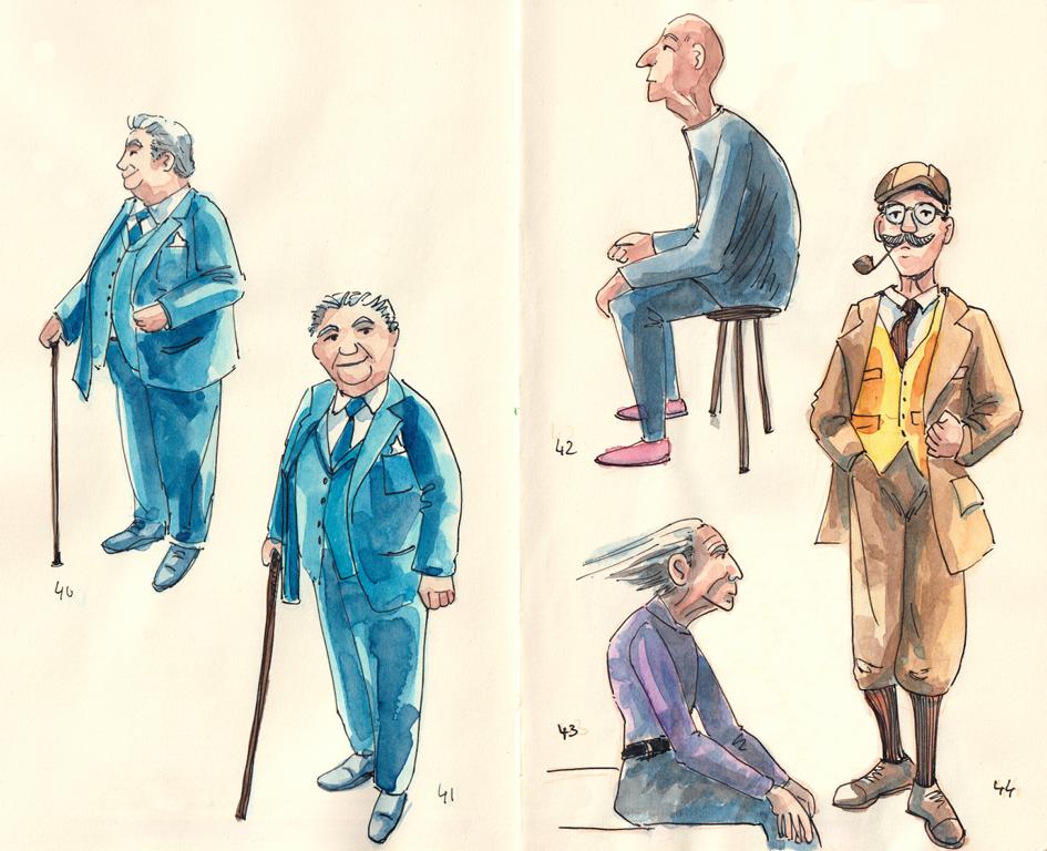 people sketches_Melanie Franz