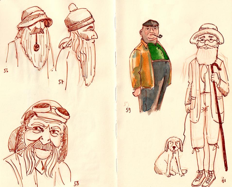 people sketches_Melanie Franz