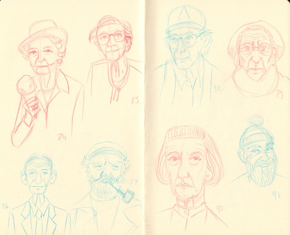 people sketches_Melanie Franz
