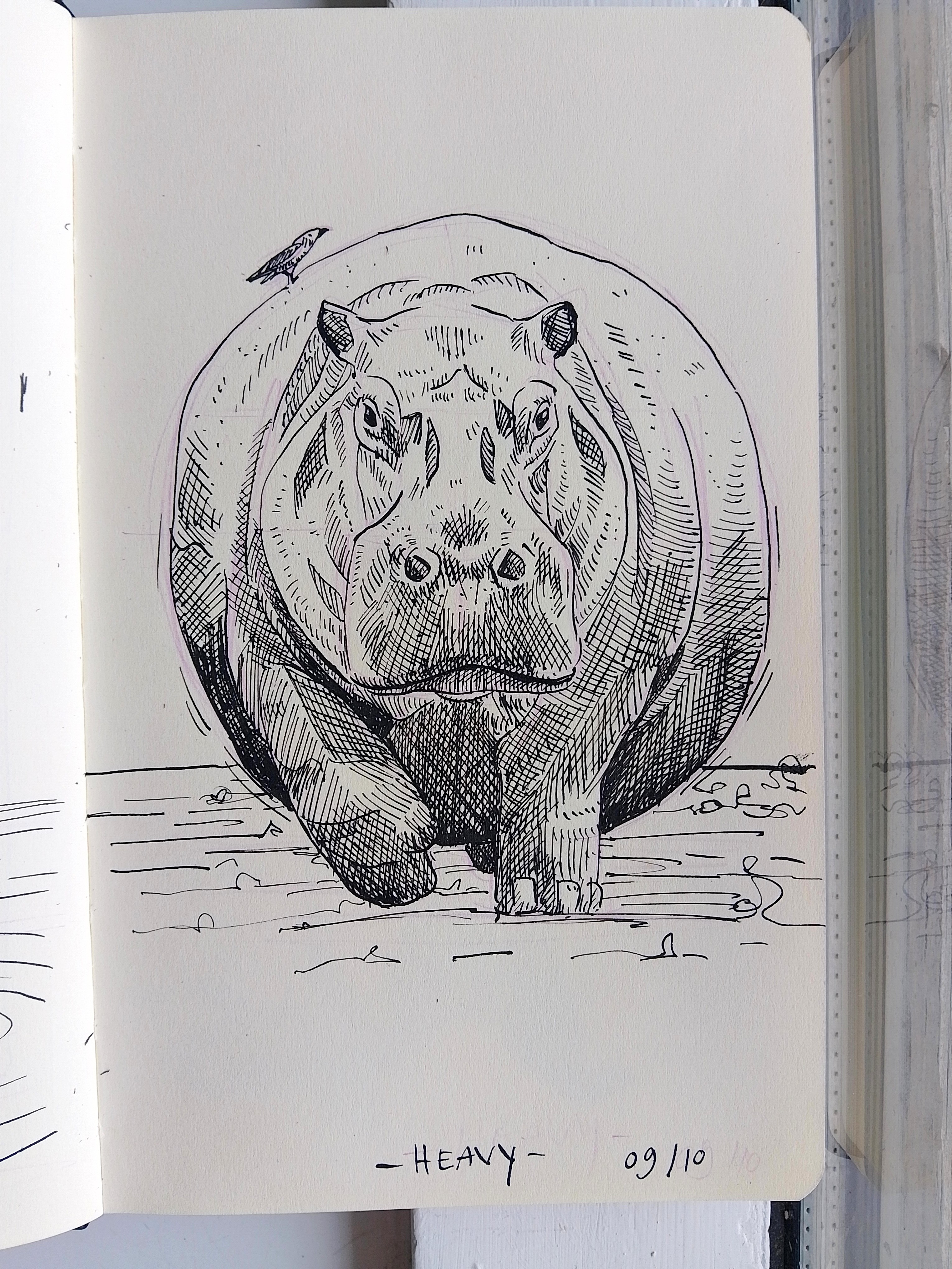 Inktober 2025 heavy - Melanie Franz