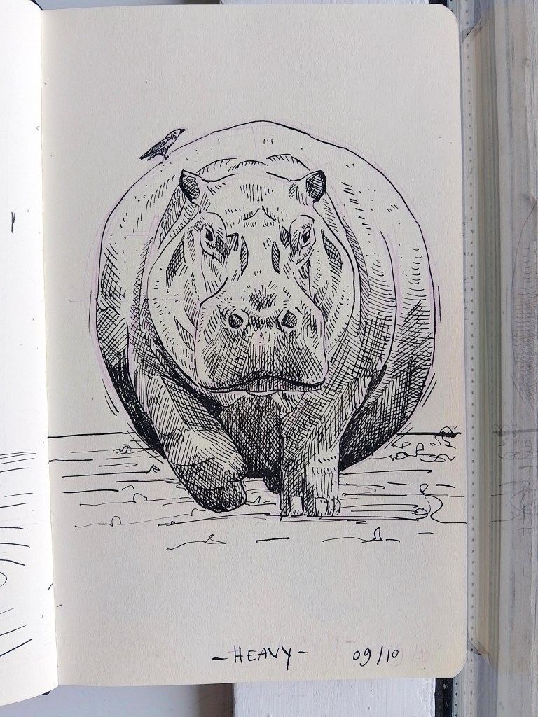 Inktober 2025 heavy - Melanie Franz