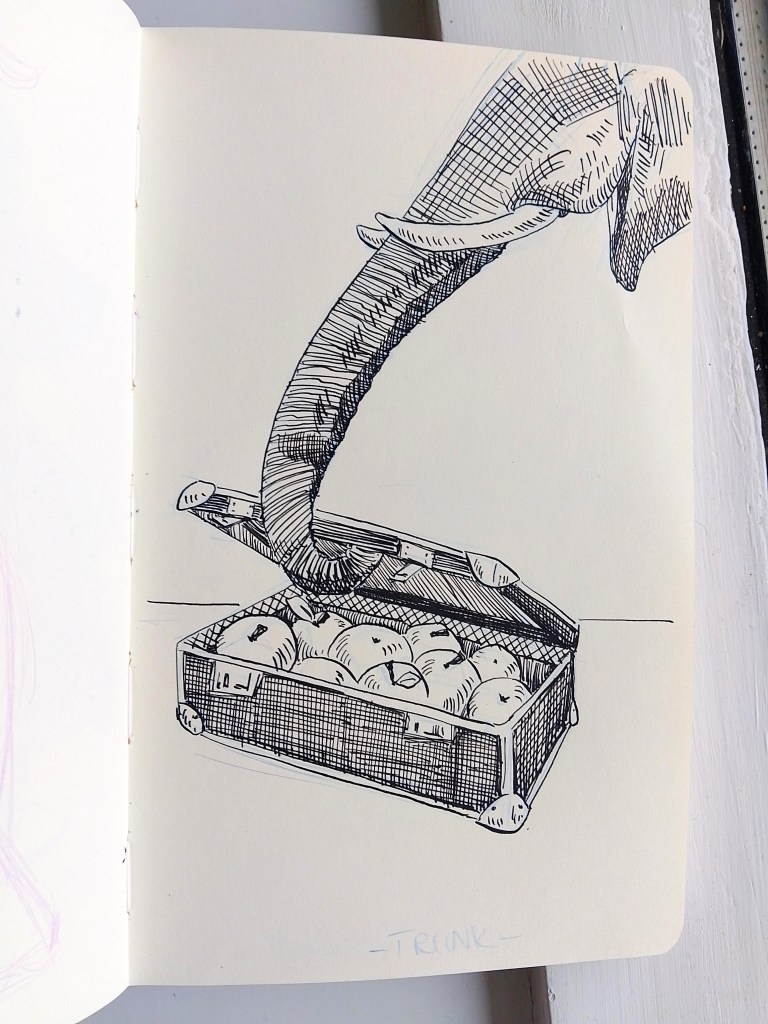 Trunk Inktober 2025 Melanie Franz