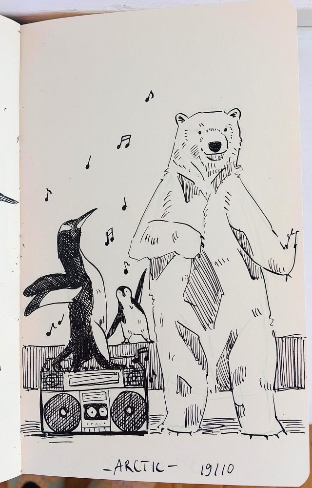 Arctic Inktober 2025 Melanie Franz