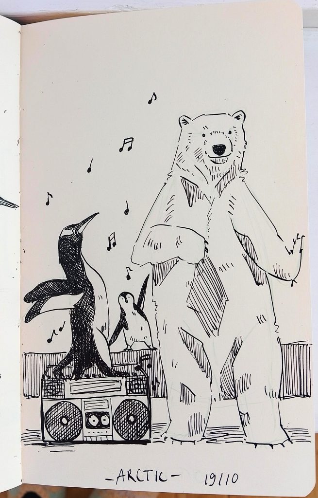 Arctic Inktober 2025 Melanie Franz